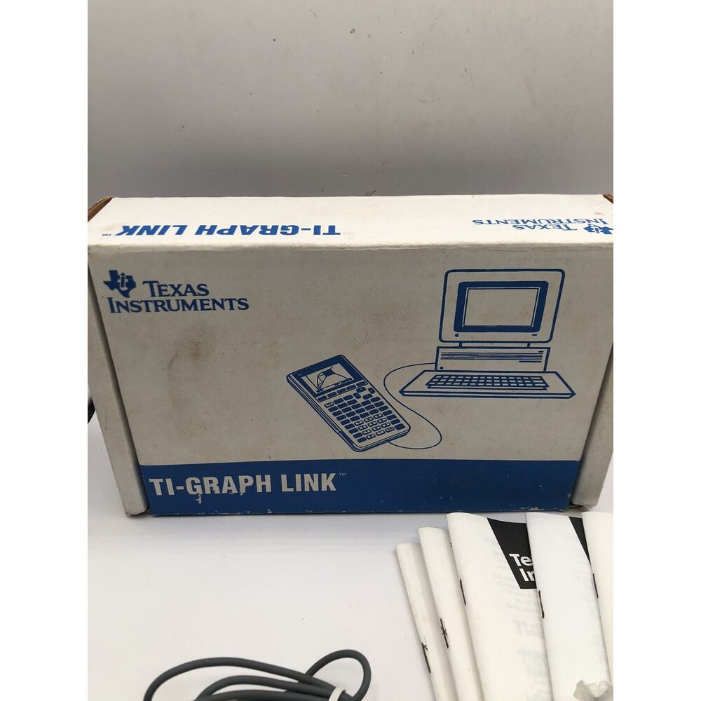 Texas Instruments Ti-Graph Link Cable Software No… - image 5